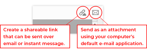 Instructions on how to send pdf forms.